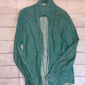 Men's Levi's Green Button Down Shirt